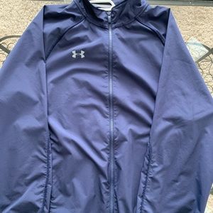 Blue Under Armour spring jacket. Like new xxl